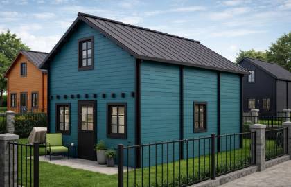 Dom drewniany JUSTYNA II