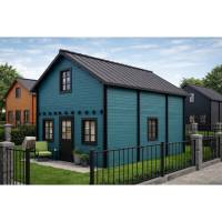 Dom drewniany JUSTYNA II