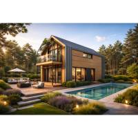 DOM DREWNIANY STODOŁA MODERN