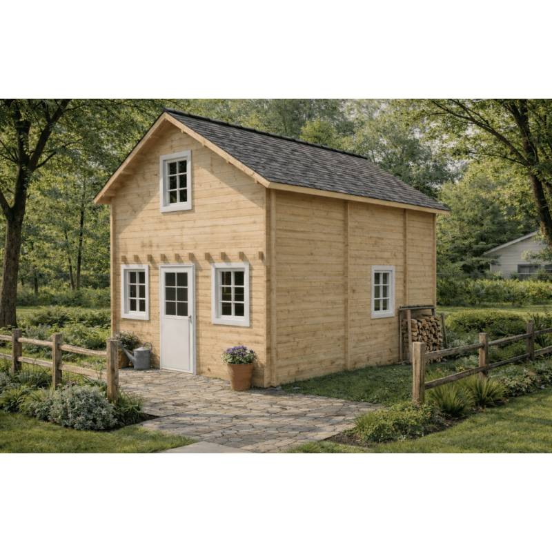 Dom drewniany JUSTYNA II