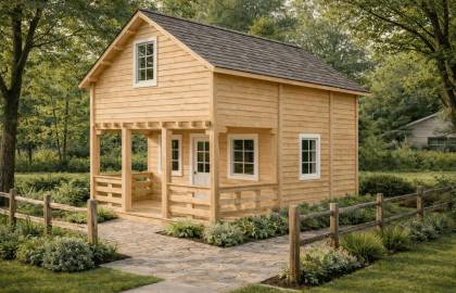 DOM DREWNIANY JUSTYNA