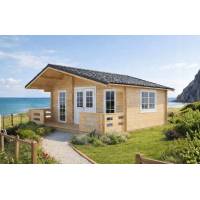 Dom drewniany - CHABER 600x600 33,6 m2