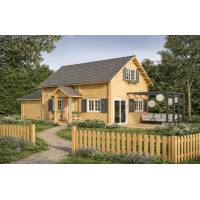 DOM DREWNIANY ANIA II Z GARAŻEM