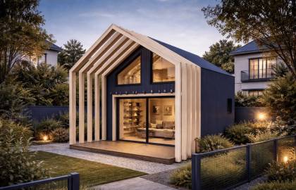 DOM DREWNIANY STODOŁA B