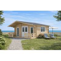 Dom drewniany - CHABER 600x600 33,6 m2