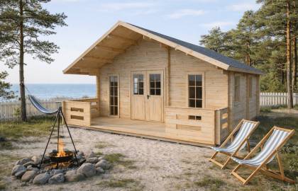 Dom drewniany - CHABER 25