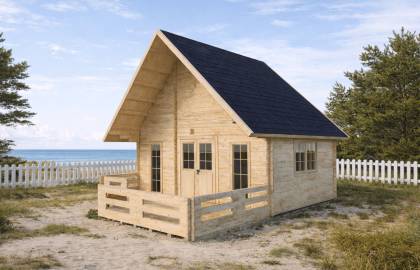 Dom drewniany- CHABER 45