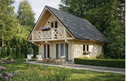 Dom drewniany MAJORKA