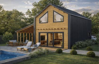 DOM DREWNIANY STODOŁA II