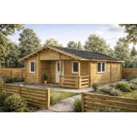 DOM DREWNIANY WŁOCHATKA A