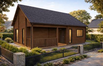 dom drewniany magnolia