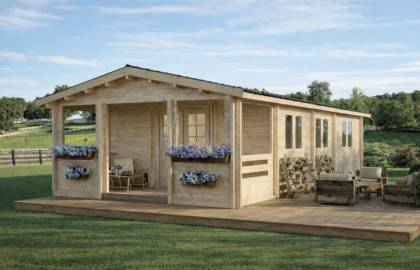 Dom drewniany - PATRYCJA