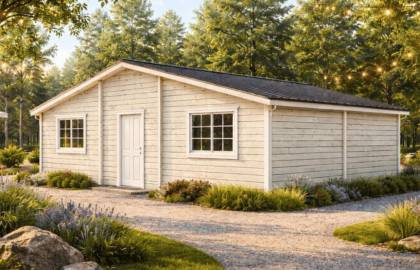 Dom drewniany - PUSTYNNIK B