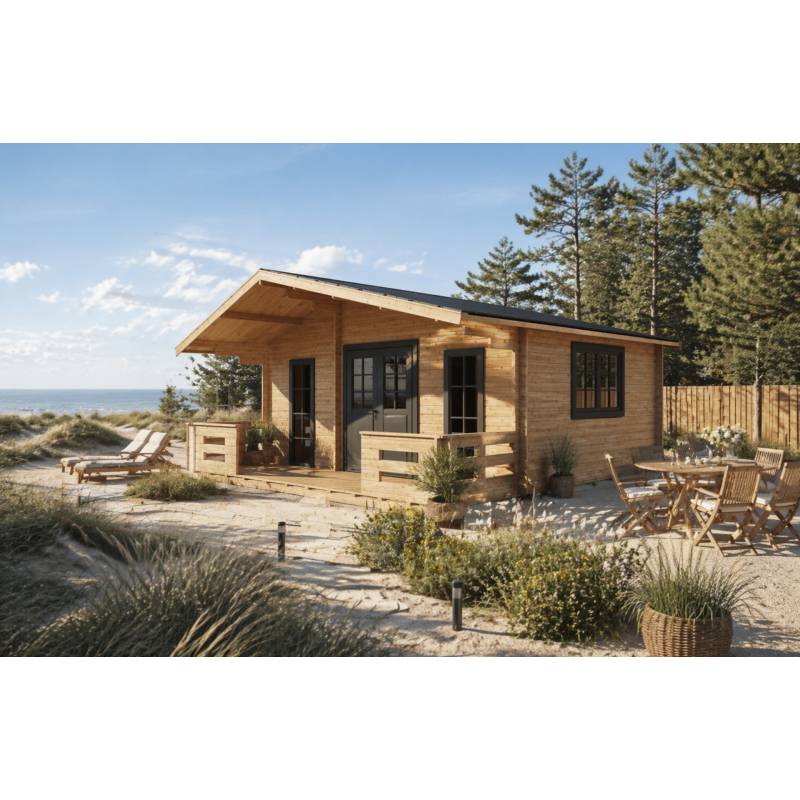 Dom drewniany - CHABER