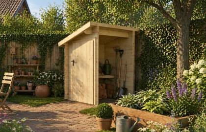 DREWNIANA DOBUDÓWKA C 140x160 2,2 m2