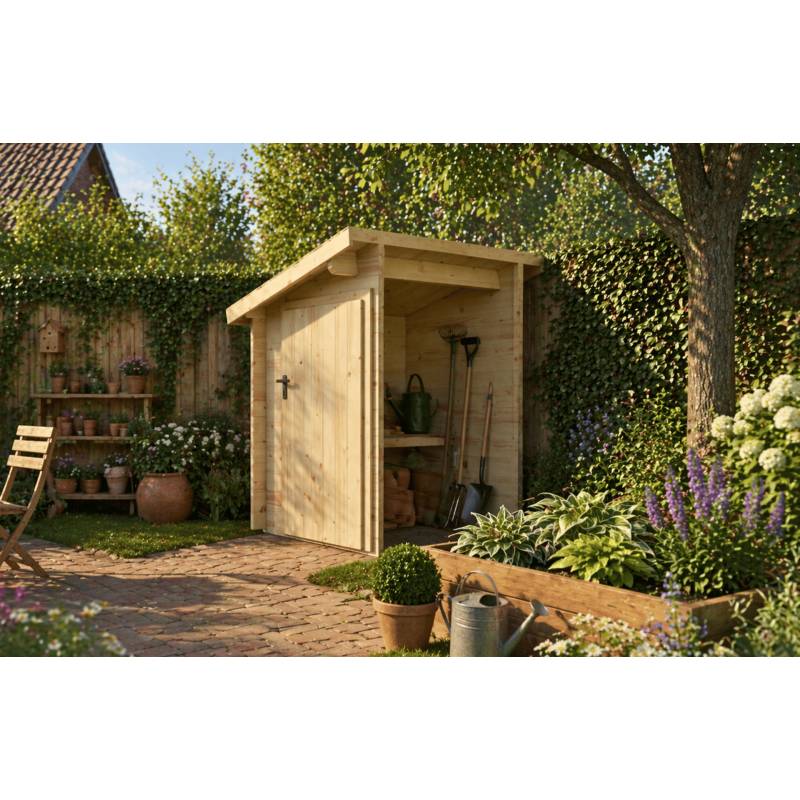 DREWNIANA DOBUDÓWKA C 140x160 2,2 m2
