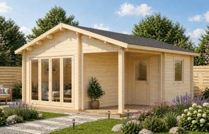 Dom drewniany KUBA C