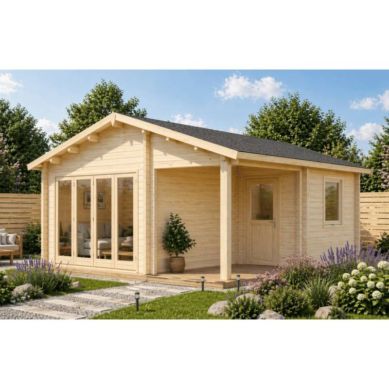 Dom drewniany KUBA C