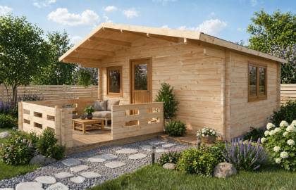 Dom drewniany - KACPER III