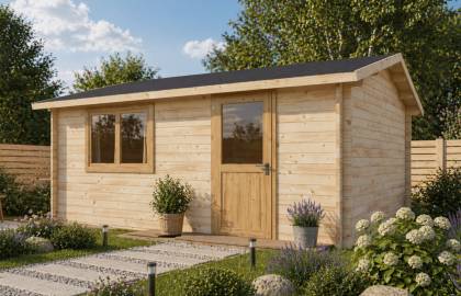 Dom drewniany KUBA D