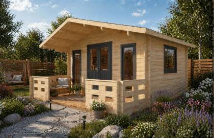 Dom drewniany KACPER II