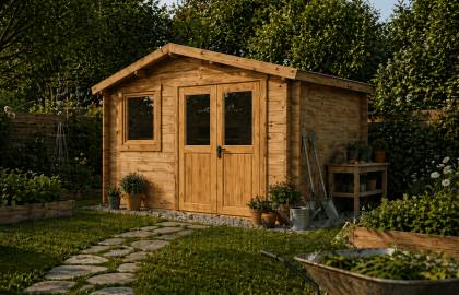 Domek drewniany EKO 28