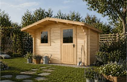 Domek narzędziowy - GAJÓWKA 350x320 11,2 m2