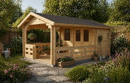 Dom drewniany JACEK B