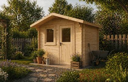 Domek drewniany CZAPLA