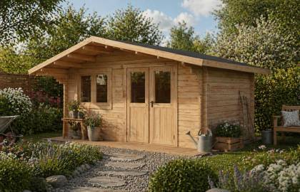 Dom drewniany MODRASZKA E