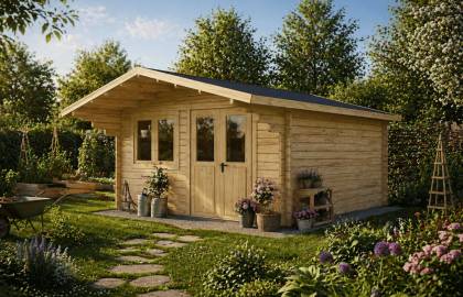 Dom drewniany MODRASZKA D