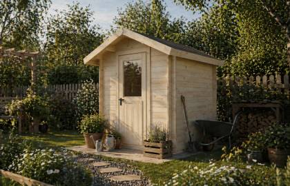 Domek drewniany - KOKOSZKA B