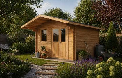 Dom drewniany MODRASZKA B