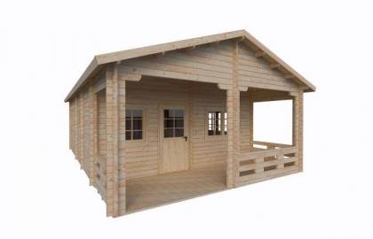 Dom drewniany – USZATKA D 595x941 74 m2