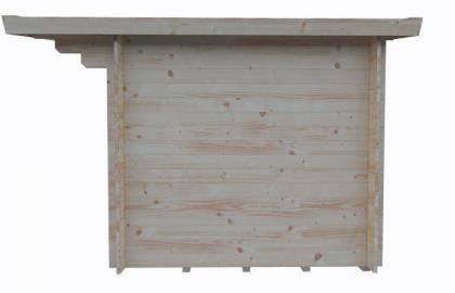Domek drewniany - CZAPLA 290x220 6,4 m2