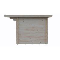 Domek drewniany - CZAPLA 290x220 6,4 m2