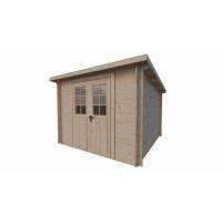 Domek drewniany - JEMIOŁUSZKA B 290x290 8,4 m2