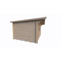 Domek drewniany- IBIS D 320x350 11,2 m2