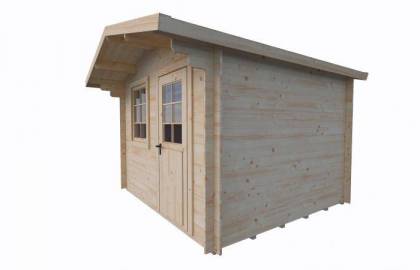 Domek drewniany - KOWALIK C 320x290 9,2 m2
