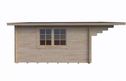 Dom drewniany - MODRASZKA A 400x400 16 m2