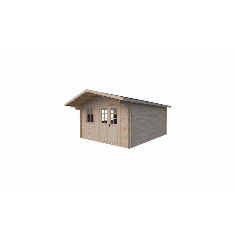 Dom drewniany - MODRASZKA B 400x500 20 m2