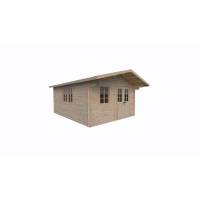 Dom drewniany - MODRASZKA B 400x500 20 m2
