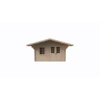 Dom drewniany - MODRASZKA C 400x500 20 m2