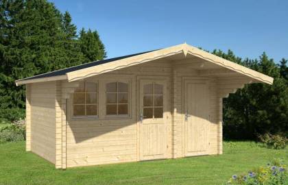 Dom drewniany - PELIKAN A 445x320 14,2 m2