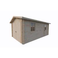 Garaż drewniany - PAWEŁ B 350x600cm 21 m2