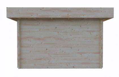 Garaż drewniany - MARIUSZ 380x536 20,4 m2