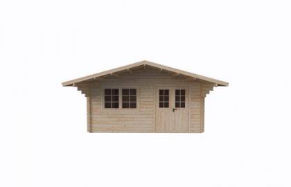 Dom drewniany - MODRASZKA E 500x595 29,8 m2