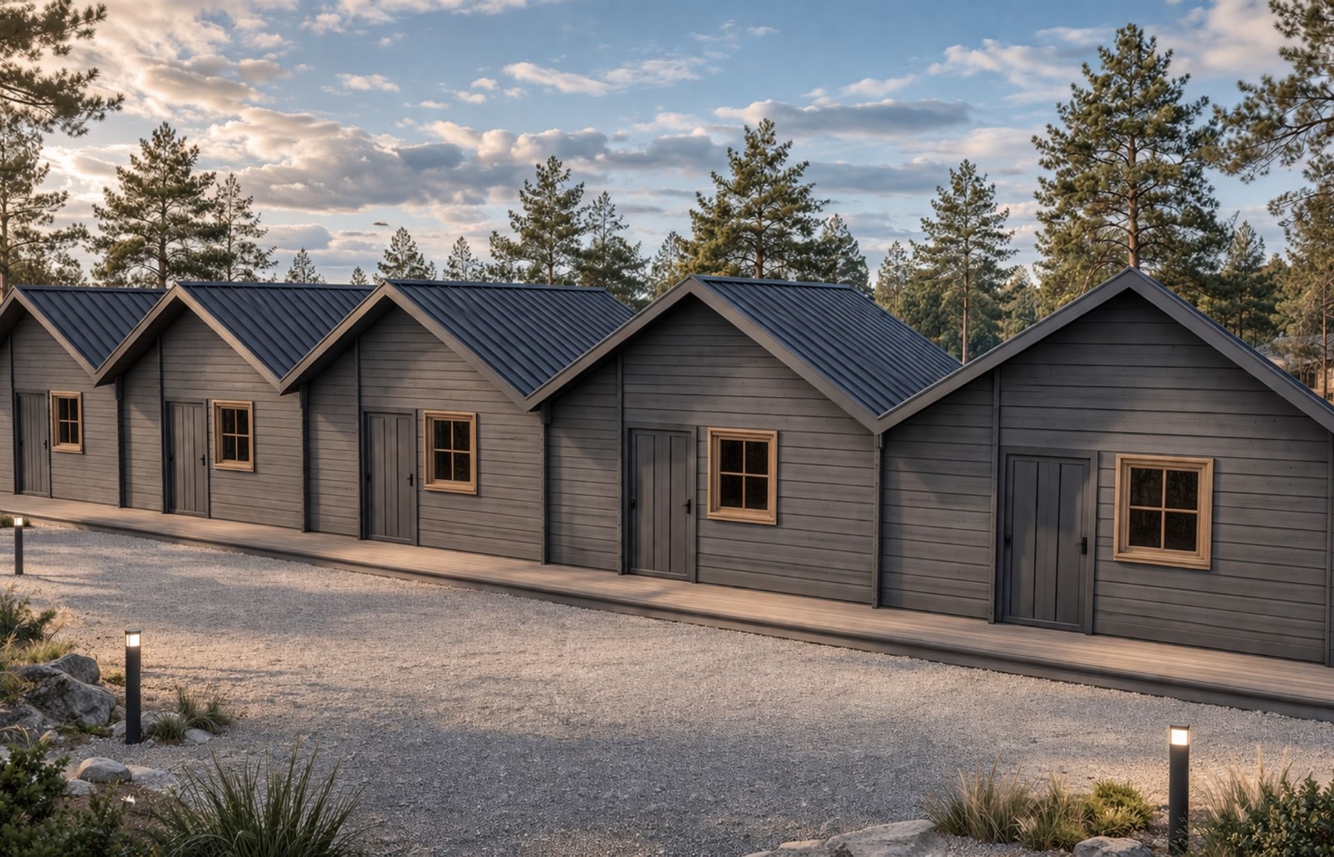 Domek z bali pod wynajem krótkoterminowy